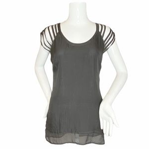 Walter Baker Strappy Silk Tank Top- 2